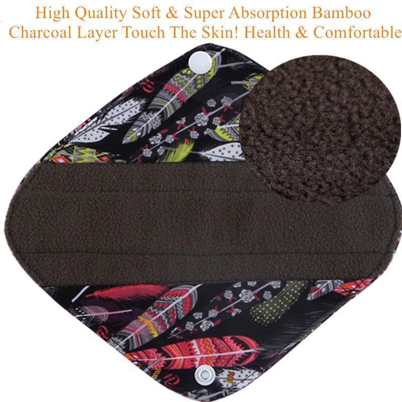 Small Bamboo Cloth Sanitary Pads – Washable, Waterproof Menstrual Hygiene Care