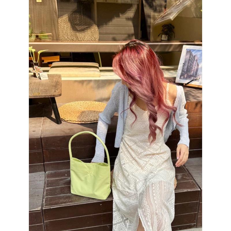 New trendy spring and summer fashion versatile casual armpit bag premium foreign style shoulder handbag PU embroidered women's bag