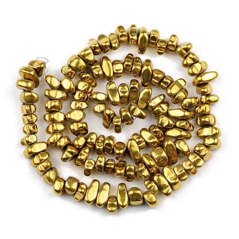 4-8mm Black Bile Stone Beads, Color Plated Loose Beads for DIY Bracelet or Necklace.