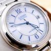 [USED] Mens Watch CITIZEN Eco-Drive Solar Silver Blue 10ATM 2599 Japan Store