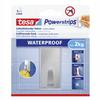 Tesa Adhesive Hook Bathroom Waterproof Silver Up To 2Kg