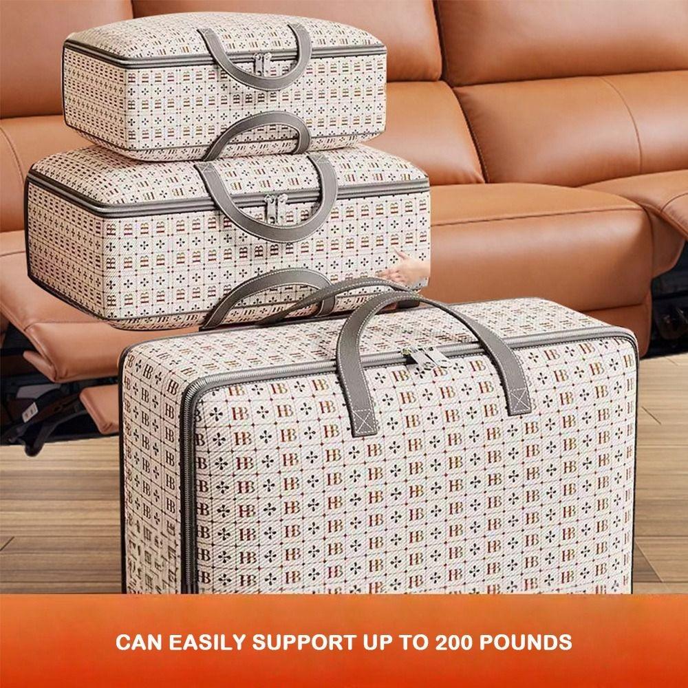 Dust Prevention Quilt Storage Bag Zippered Moving Bag  for Clothing Blanket Comforters