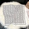 High-end light luxury small square scarf women's Hangzhou satin silk versatile professional wear with shirt scarf neck protection scarf silk scarf