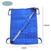 LOSCHEN Portable Transfer Sheet for Patients and Elderly People, 4-Handle Stretcher, Single/Double Person Care Lift, Reduces Burden, 105*72cm (Blue)