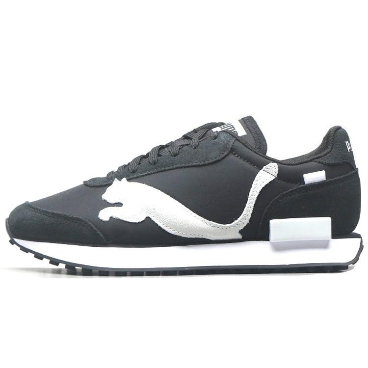 PUMA Unisex Future Rider Risk Alert Sports Shoes Black/White Men s 380864-02 EU 36