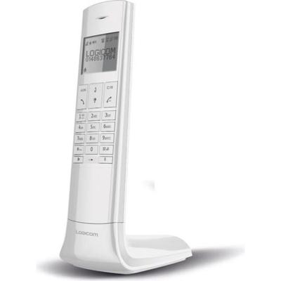 LOGICOM Bezdrátový telefon Luxia 150 Solo bez záznamníku Bílá šedá