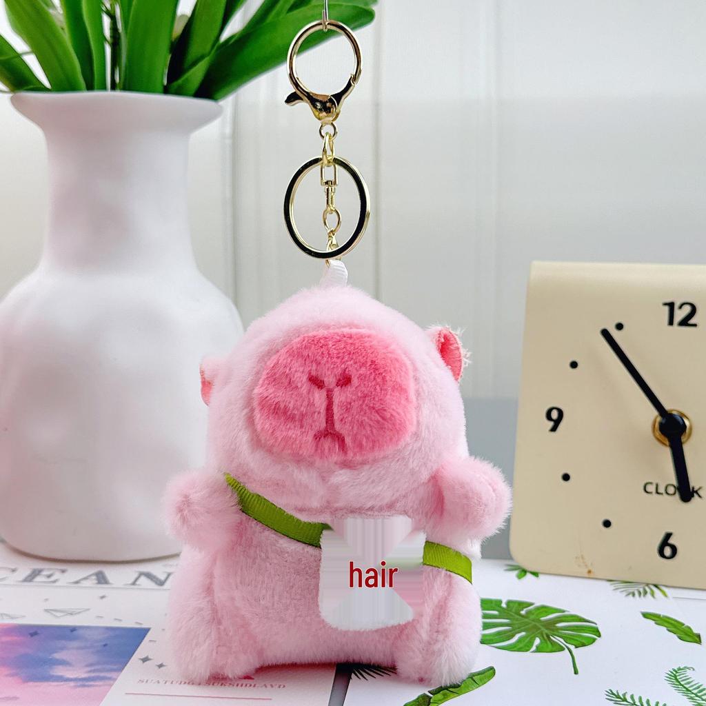 Pingente Capivara Chaveiro de Pelúcia - Presente de Aniversário Boneca de Pano