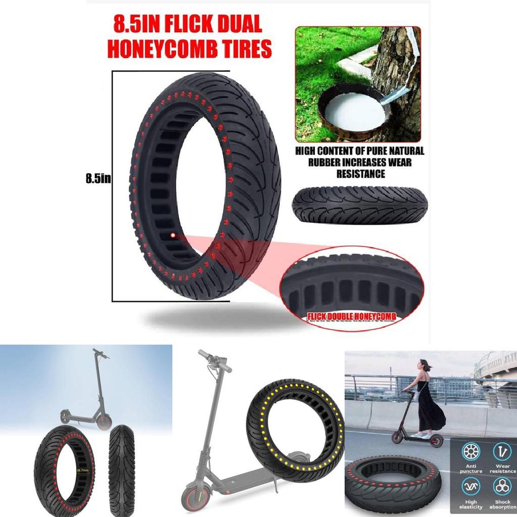 Langlebiger 8,5-Zoll Xiaomi M365 Pro 1s Elektroroller Leichter Waben-Vollgummi-Reifen