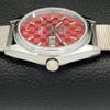JAPAN SEIKO 5 AUTOMATIC MENS 6309A REFURBISHED RED COLOR DIAL WATCH a440302-4