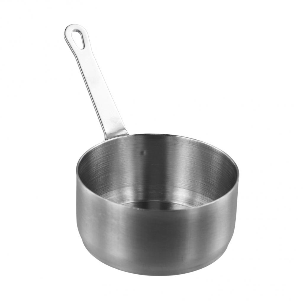 High Temperature Resistant Sauce Pan 100ML Stainless Steel Pot for Easy Use