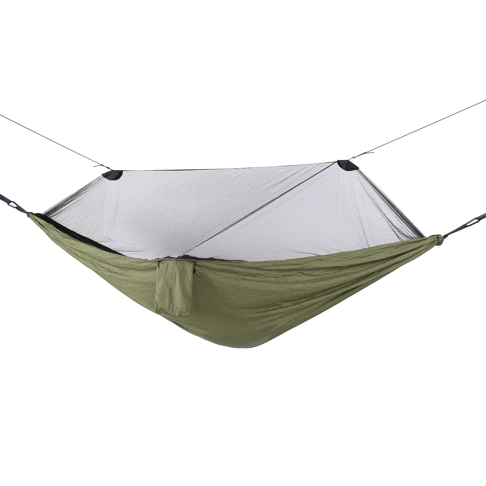 280x140cm Outdoor Nylon Fabric Camping Hammock Mosquito Net Single AntiMosquito Hammock