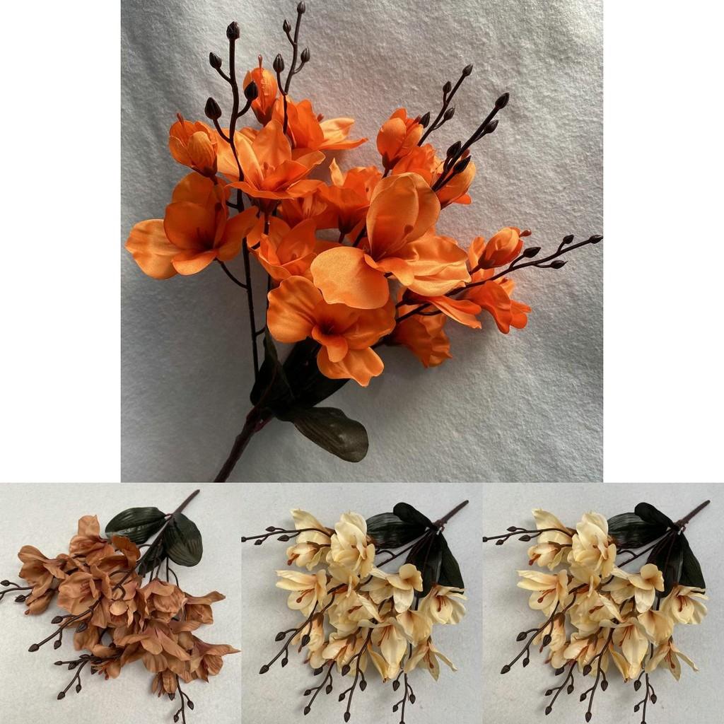 High Simulation Magnolia Flower Bouquet For Wedding Decor And Home Styling