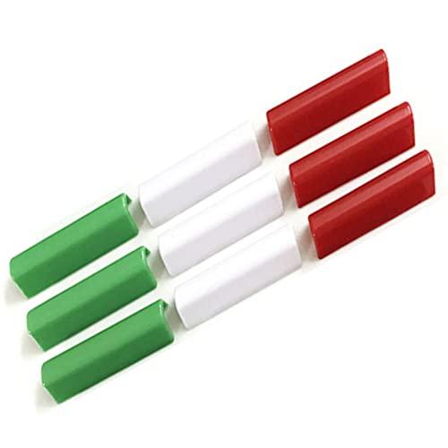 

TIGRE BLANC Car Front Grille Sticker Grille Cover Flag Seal Grille Guard Universal 9pcs Set Plastic 4.6cm Italy Italy