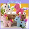 Entzückender Regenbogen Einhorn Plüsch Schlüsselanhänger Großhandel Pony Puppe Anhänger für Mädchen Rucksäcke