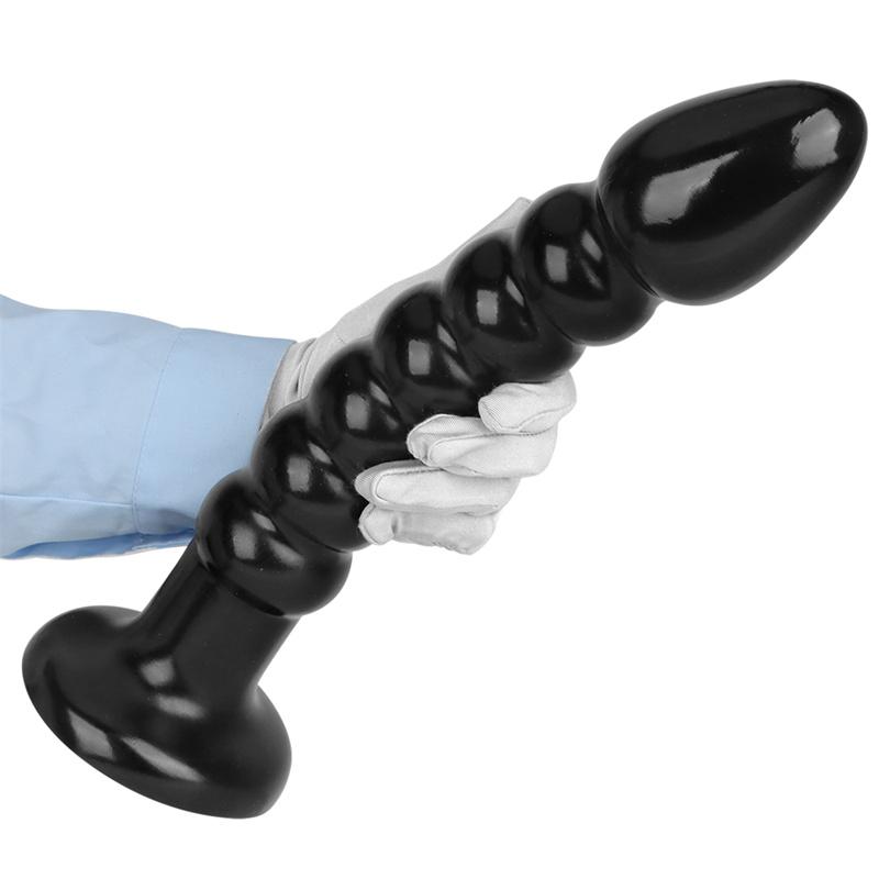 Black Super Long Anal Bead Anal Plug for Going Out To Wear Anal Strip Anal Training Torture Device Anal Expansion Anus