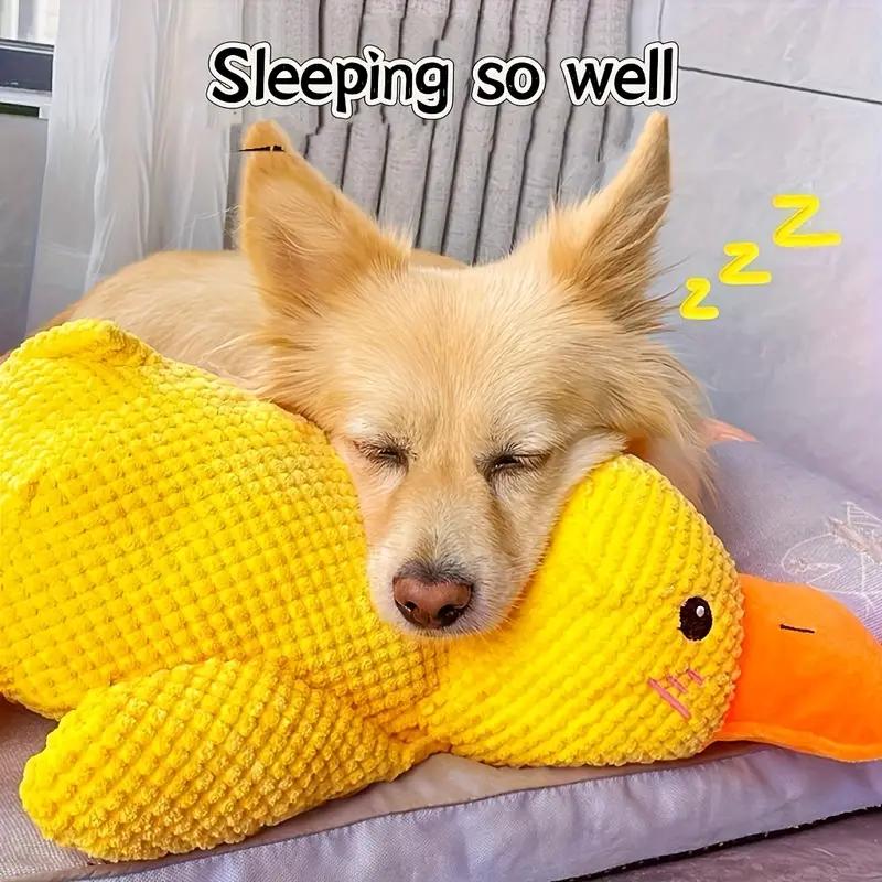 Dog Toy Stomping Duck Bite Resistant Grinding Teeth Cleaning Large Dog Interactive Entertainment Puppy Boredom Pet Plush Toy
