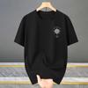 Men's Plus Size Compass Print T-Shirt – Back Graphic Crew Neck Short Sleeve Tee (5XL-13XL)