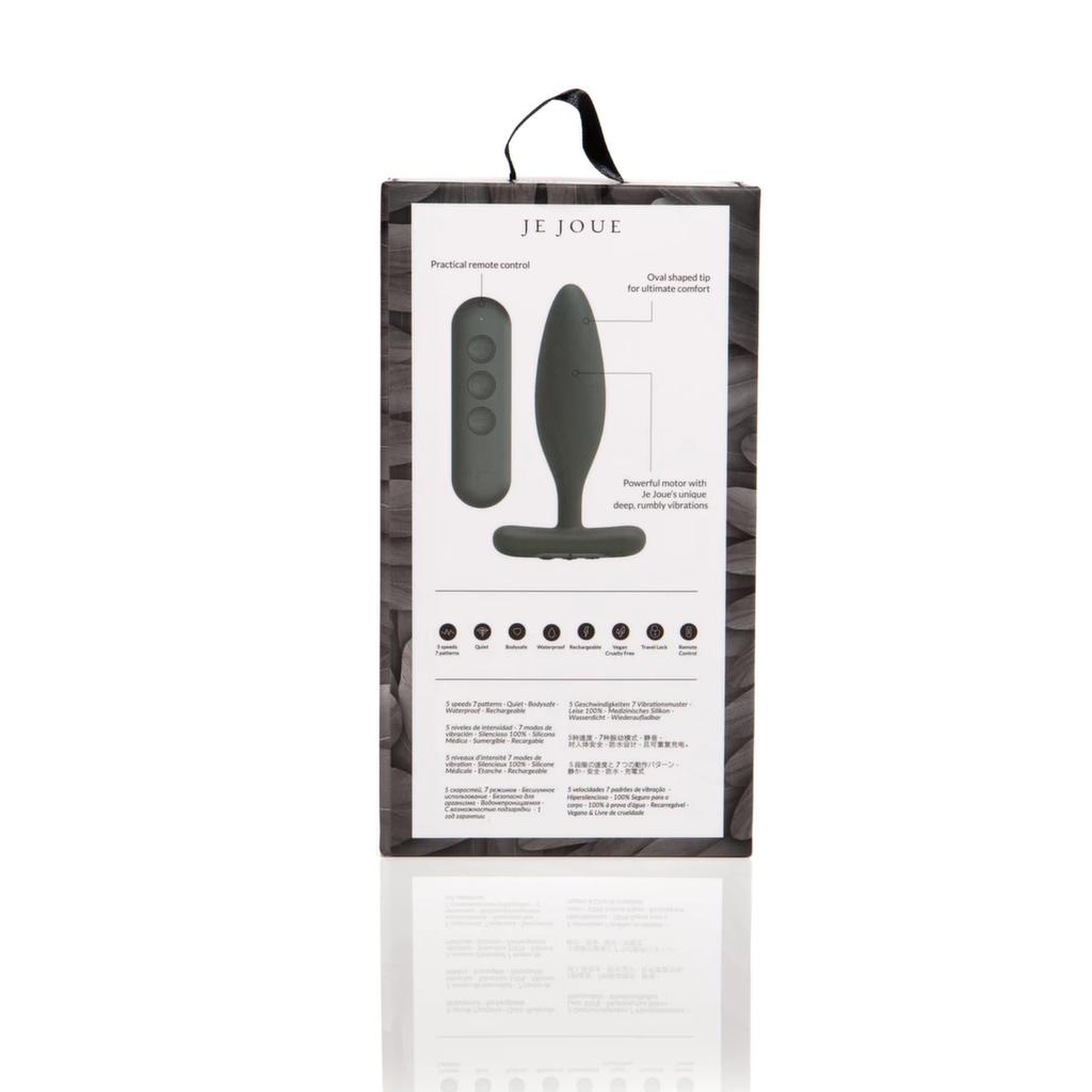 Je Joue - Vesta Butt Plug With Remote Control Black