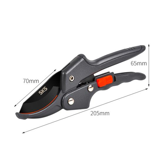 Pruning Shears with Ultra Sharp Blades Ergonomic Handle Safety Mechanism Multipurpose