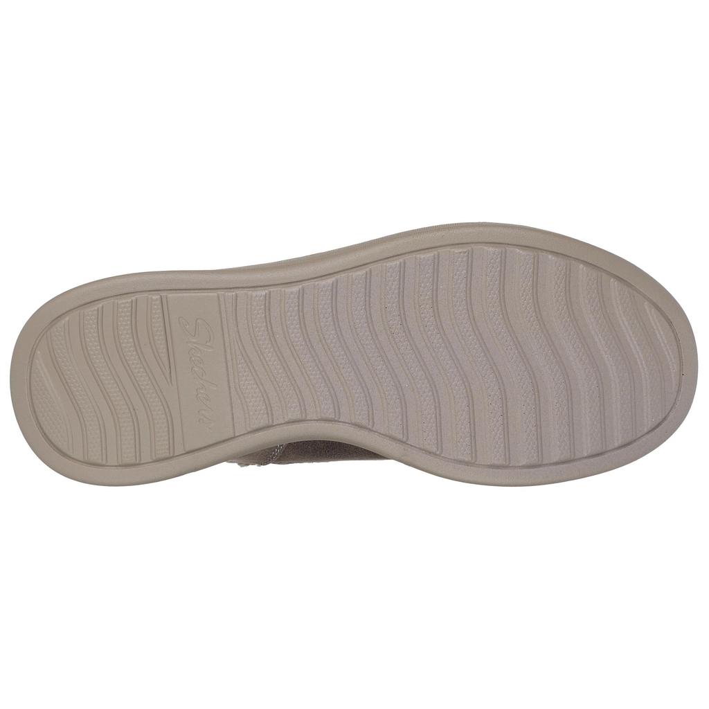 Skechers Slip-Ins Cozy Escape - Snowpuff Comfortable Durable Low-Top Casual Shoes Women Sneaker Gray Brown 168113-DKTP