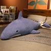 Animal Fox Rabbit Lying Pillow Plush Toy White Bear Shark Doll Girl Bed Sleeping Ragdoll