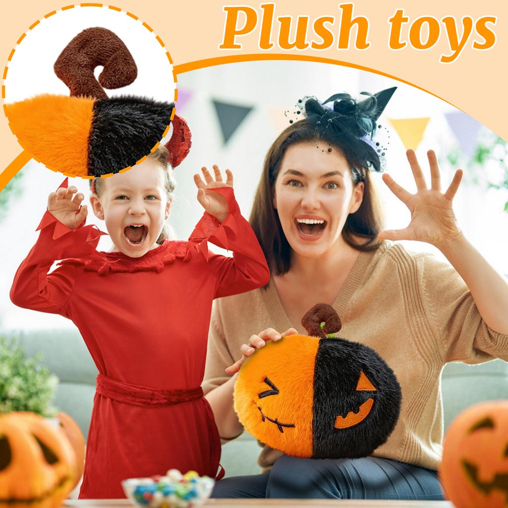 Halloween Plush Toys Set - Soft Stuffed Animals for Kids, Party Favors and Holiday Gifts