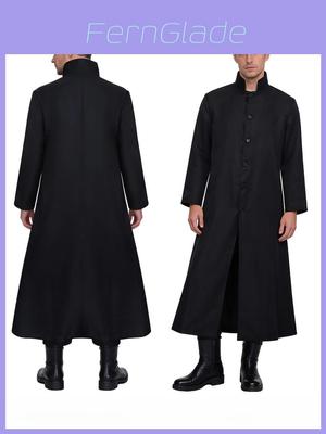 Disfraz Cosplay de Neo de Matrix con Tejido de Poliéster para Halloween Role Play