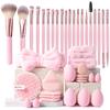 Makeup Multifunctional Makeup Tool Cosmetic Contour for Daily Eye Face Makeup Brushes and Tools 40-Piece Kit, Set, Tools, Applicators, Women, Travel,