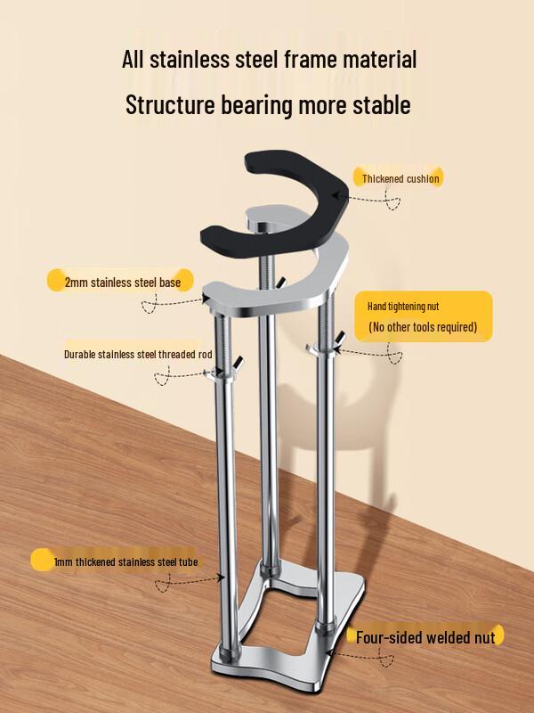 ZISIZ Adjustable Undermount Kitchen Sink Support Frame