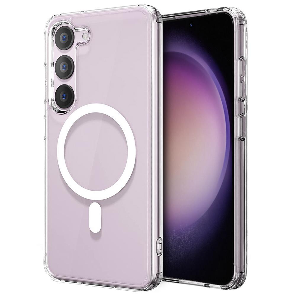 Samsung Galaxy S23 Case for MagSafe, Dropproof Magnetic Transparent
