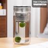 Shangqi Double Wall Borosilicate Glass Tea & Water Cup with Lid