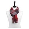 Men's Wool Check Soft Knit Scarf 303VDRM