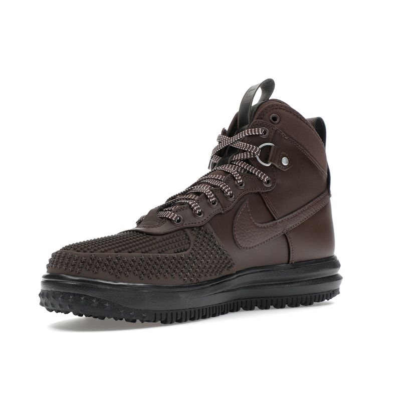Nike Lunar Force 1 Duckboot Barok Kahverengi Erkek Spor Ayakkabı Siyah Metalik-Gümüş DZ5320-201