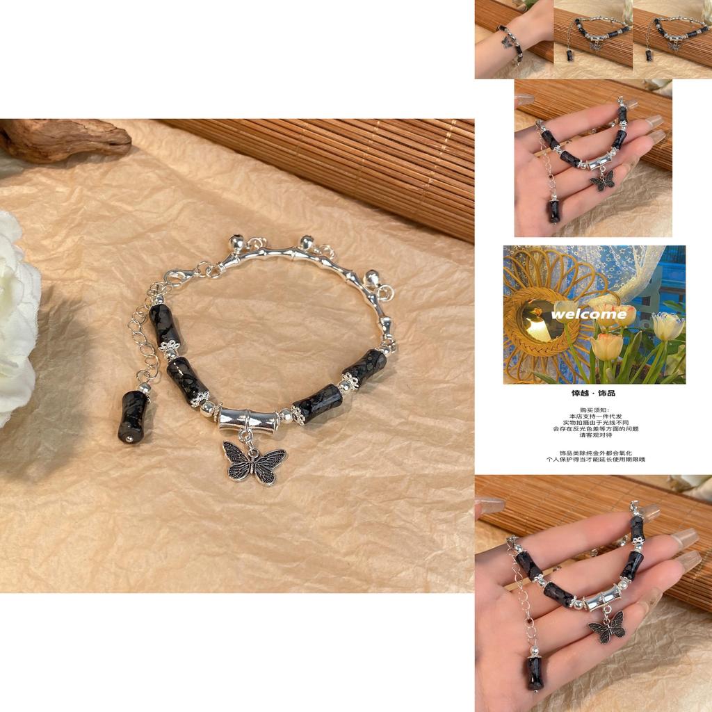 Chic Alloy Butterfly Tassel Bracelet For Women Ideal For Everyday Wear