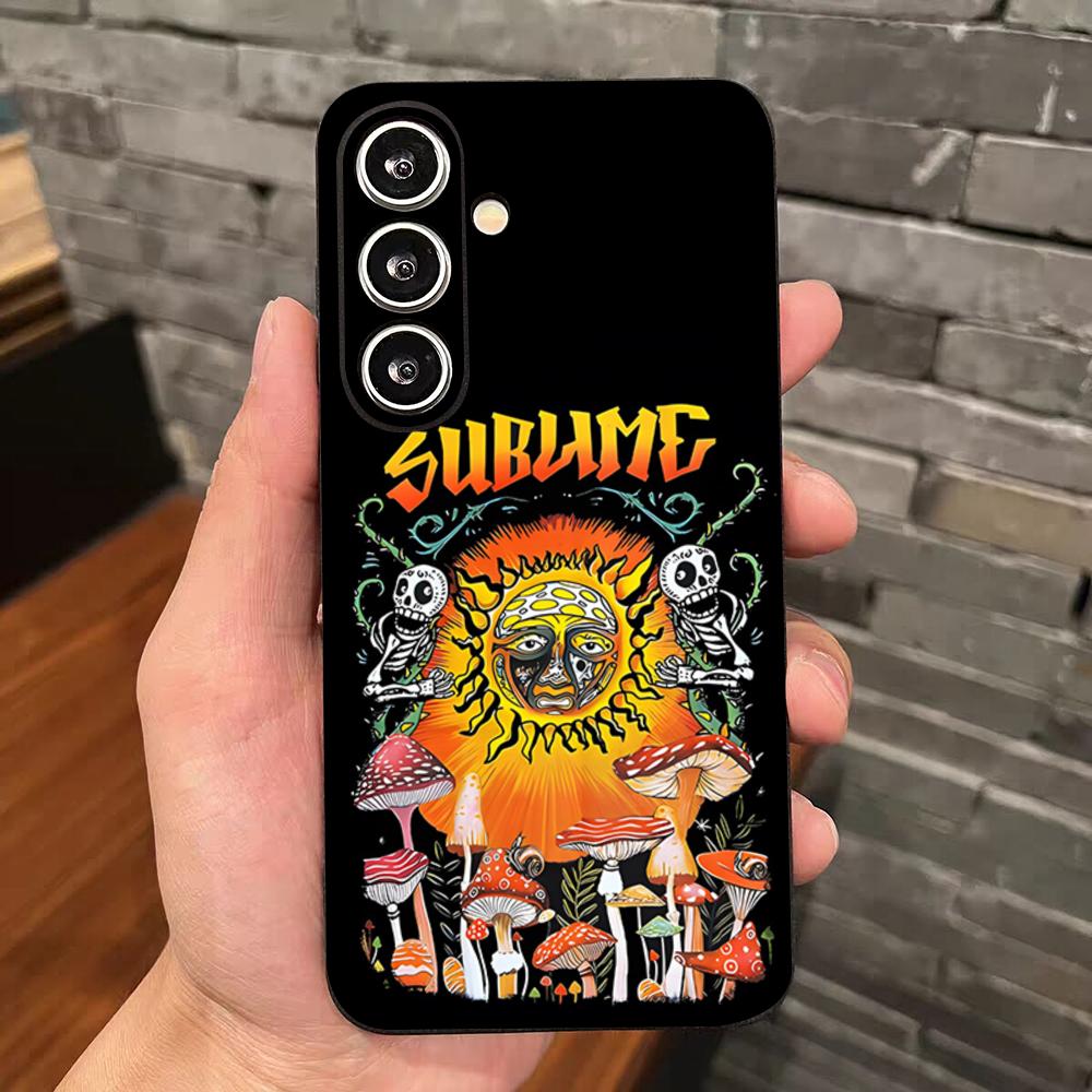 

S-Sublime Band Чехол для телефона Samsung S26 S25 Edge S24 S23 S22 S21 S20 Ultra Plus Fe Galaxy Силиконовый чехол Galaxy S23 Plus