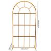 Bymaocar 6.6×3.3ft Metal Arch Stand, Garden Arbor Frame Backdrop Stand,Balloon Flower Stand for Wedding Party Stable and Durable