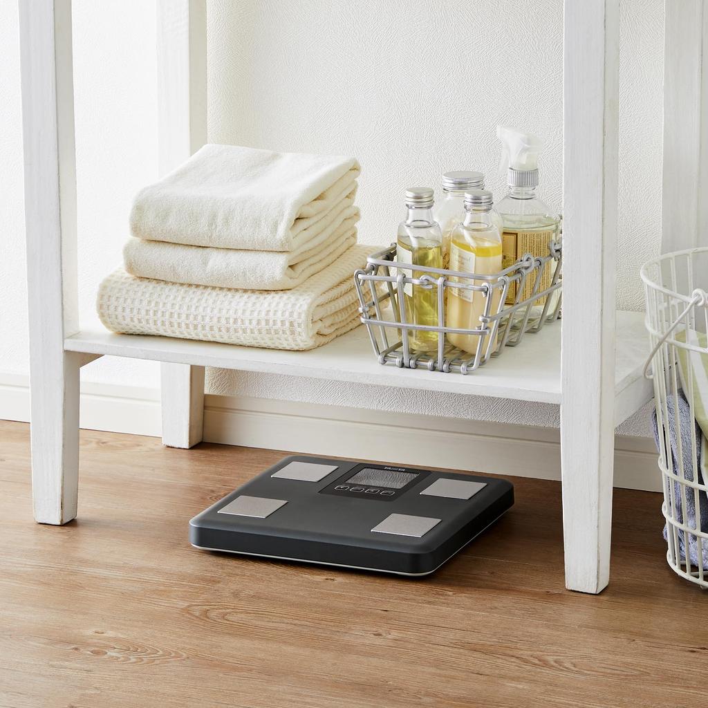 Tanita Digital Body Composition Scale Dark Gray Measures Body Fat and Visceral (BC770DG) - - BMI, Percentage, Fat.