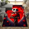 Nightmare Before Christmas Floor Mat Suitable for Outdoor Bedrooms Dining Room Hallway Antislip Carpet Anime Office Decor Gift for Festivals