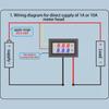 High Quality DC 100V 10A 100A Voltmeter Ammeter Blue + Red LED Amp Meter Ampere Voltage Double Digital Display Voltmeter