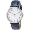 [citizen Q A] Q996 324 Analog Waterproof Leather Strap Watch  Men S  White X Navy