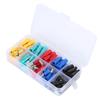100Pcs Electrical Wire Terminal Male Female Many Colours Plug in Type Cold Pressed Terminal
