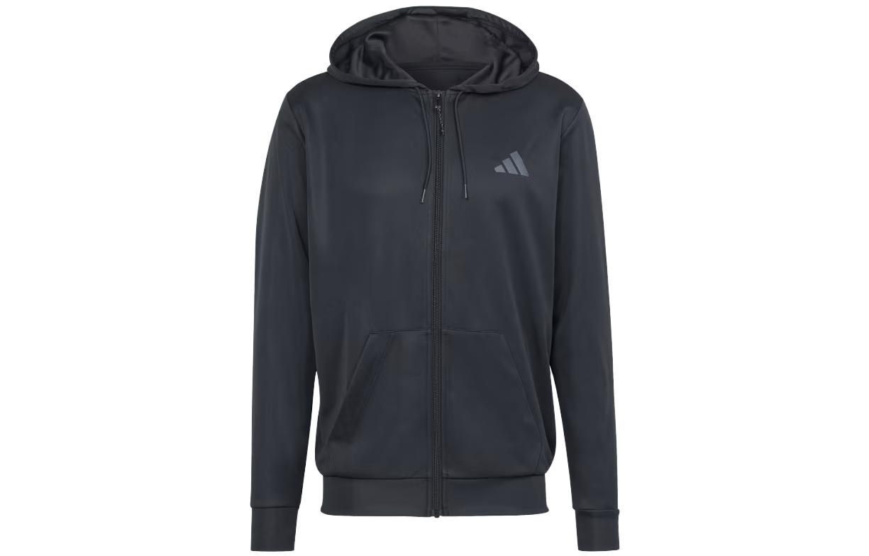 

Adidas Train Essentials Seasonal Full Zip Hoodie IS6700 L