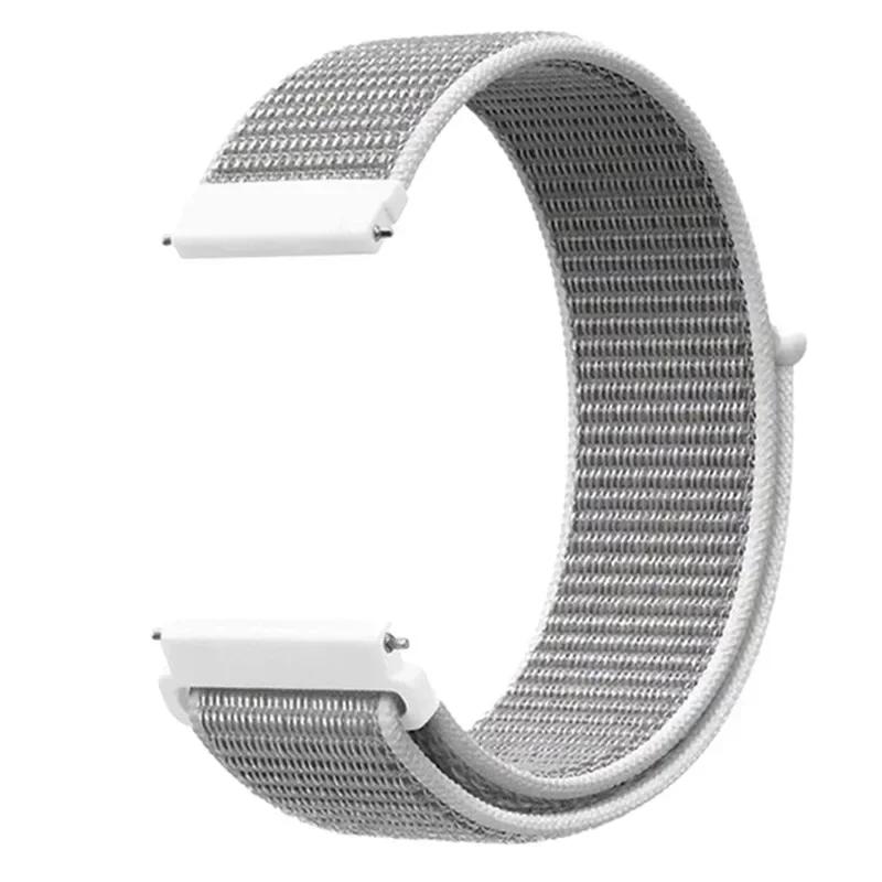 20mm 22mm Pletený nylonový smyčkový řemínek pro Garmin Forerunner 165 55 965 265 255 955 Venu 3 Náramek pro Garmin Active/Vivoactive 5