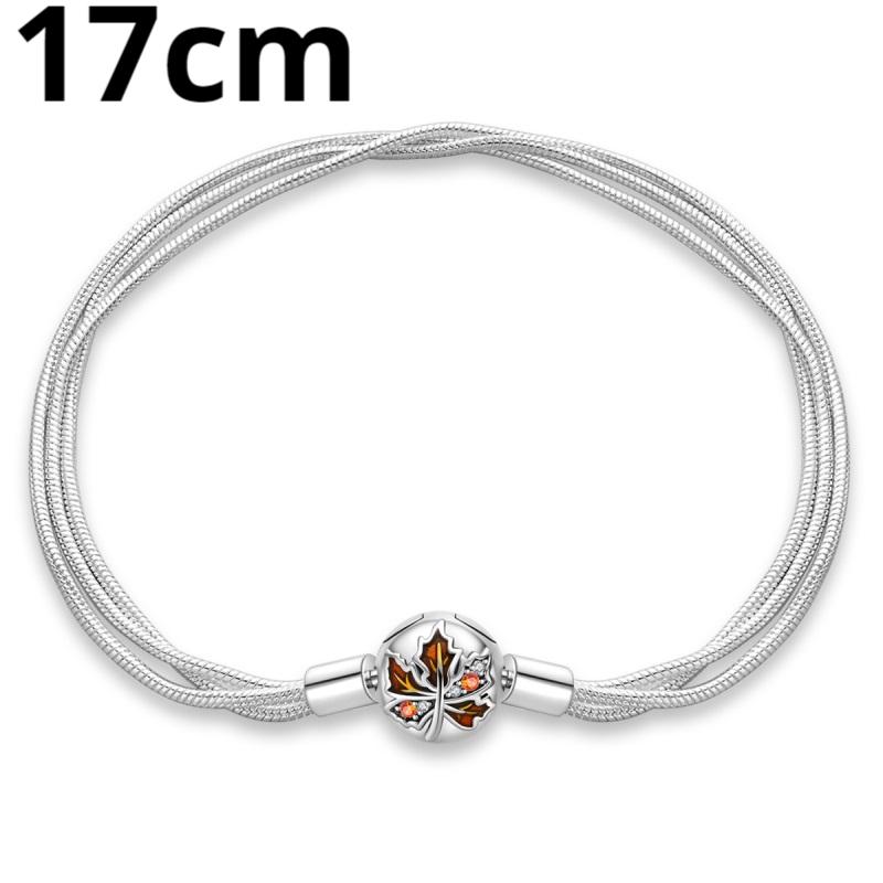 Autumn Copper Maple Leaf Charms Bead Earrings Hedgehog Pendant Fit Original Bracelet Necklace Diy Fine Jewelry Gift