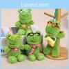 Long Leg Frog Plush Keychain With Pp Cotton Filling For Girls And Boys