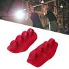 Non Slip Workout Grips Rubber Deadlifts Palm Protectors Pull Up   Ergonomic Finger Sleeve Pads Gym Fitness Gloves for Men Women Training Red