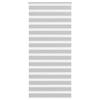 VidaXL Store Zèbre Gris Clair Largeur Du Tissu 90,9 Cm Polyester, Store Enrouleur Zébré, Store Zébré Pour Fenêtre, Store 4014494