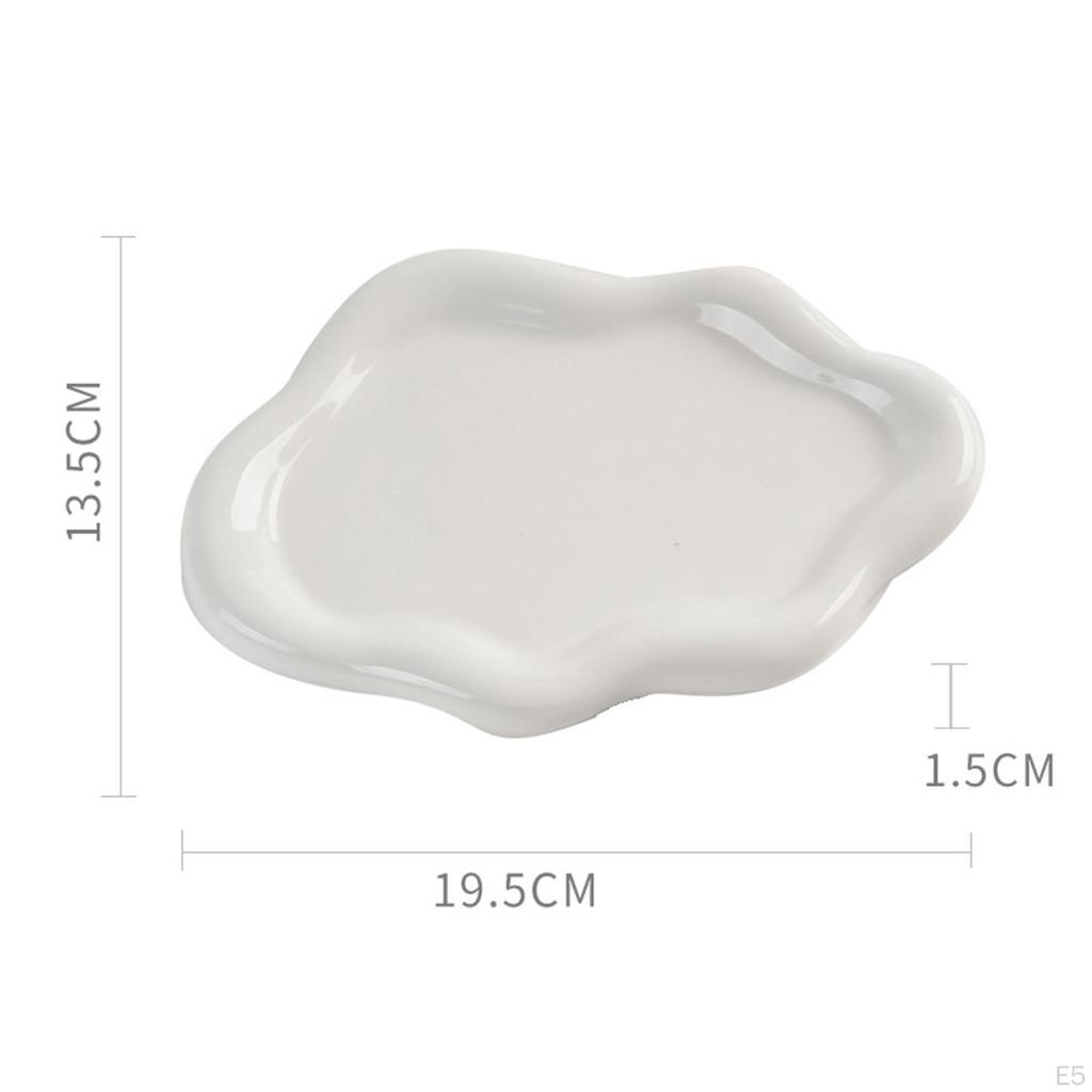 Ceramic Jewelry Dish Organizer Modern Style Tray Plate for Daughter