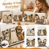 Halloween Tissue Box Holder with Storage Stand for Kitchen Bathroom Napkin Dispenser