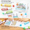 Shuttle Art Dot Marker Set of 10 For Kids Pens, Colors, 40ml, Water-Based, Washable,